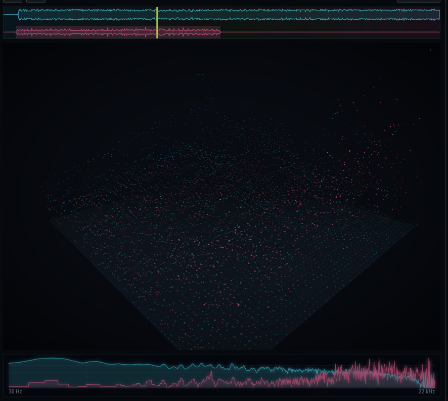 Ultrawav interface showing carrier audio controls, payload input, and frequency visualization